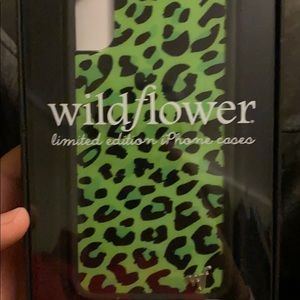 iPhone X wildflower phone case